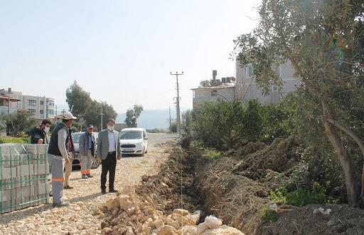 SAMANDAĞ BELEDİYESİ YENİ CADDELER KAZANDIRMAYA DEVAM EDİYOR