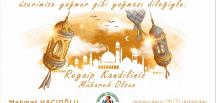 Başkan Hacıoğlu’ndan kandil mesajı