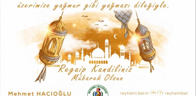 Başkan Hacıoğlu’ndan kandil mesajı