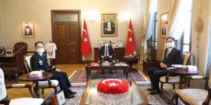 Vali Doğan Kore Büyükelçisini Kabul Etti