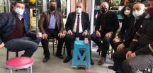 BAŞKAN YILMAZ ESNAFI ZİYARET ETTİ