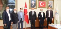 KUMLULU VE YAYLADAĞLI MUHTARLARDAN BELEDİYE BAŞKANI FATİH TOSYALI’YA ZİYARET