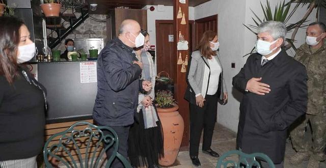 Vali Doğan, denetim için sahaya indi