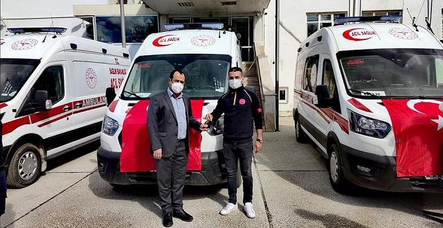 Hatay’ın 7 yeni ambulansı göreve başladı