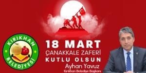 YAVUZ; “ÇANAKKALE’Yİ ANLAYAMAYAN TÜRKİYE’Yİ ANLAYAMAZ’’
