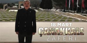 BAŞKAN YILMAZ; “ÇANAKKALE ZAFERİ EŞSİZ BİR KAHRAMANLIK DESTANIDIR”