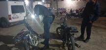 Reyhanlı’da çalıntı motosikletler denetim yapan polise takıldı
