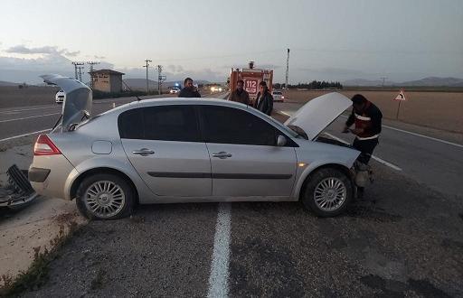 Hatay’da trafik kazası: 1 yaralı