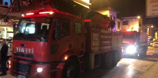 Hatay’da manavda çıkan yangın korkuttu