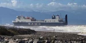 İskenderun Körfezinde hacizli gemi karaya oturdu