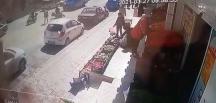 Hatay’da ilginç kaza güvenlik kamerasına yansıdı