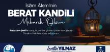 BAŞKAN YILMAZ BERAT KANDİLİ’Nİ KUTLADI