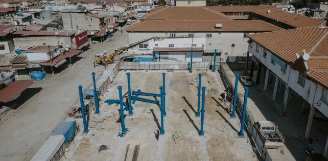 ESKİ ÇUKOBİRLİK PAZAR YERİNİ ANTAKYA BELEDİYESİ YENİDEN İNŞA EDİYOR