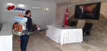 ANTAKYA’NIN MUHTELİF ALANLARI DEZENFEKTE EDİLİYOR