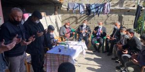 BAŞKAN YILMAZ İKİZ YAVRULARIN AİLESİNE TAZİYE ZİYARETİNDE BULUNDU