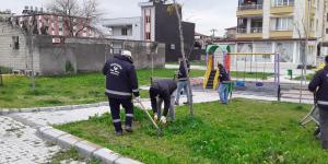 PARK VE YEŞİL ALANLARDA BAKIM VE ONARIM ÇALIŞMALARI DEVAM EDİYOR