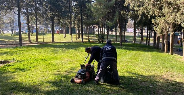 PARK VE YEŞİL ALANLARDA BAKIM ONARIM ÇALIŞMALARI DEVAM EDİYOR