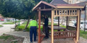 PARK VE YEŞİL ALANLARDA BAKIM VE ONARIM ÇALIŞMALARI DEVAM EDİYOR