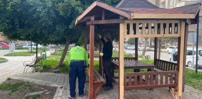 PARK VE YEŞİL ALANLARDA BAKIM VE ONARIM ÇALIŞMALARI DEVAM EDİYOR