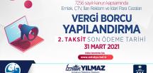 EMLAK VE ÇEVRE TEMİZLİK VERGİLERİNDE YAPILANDIRMA YAPANLARIN DİKKATİNE!