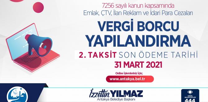 EMLAK VE ÇEVRE TEMİZLİK VERGİLERİNDE YAPILANDIRMA YAPANLARIN DİKKATİNE!