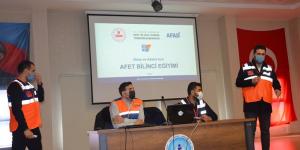 BELEN’DE AFET FARKINDALIK EĞİTİMİ DÜZENLENDİ