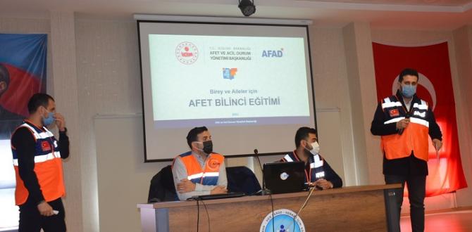 BELEN’DE AFET FARKINDALIK EĞİTİMİ DÜZENLENDİ