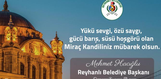Hacıoğlu: Kandil, hepimize birlik, beraberlik getirsin