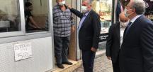Yılmaz ve Teksöz’den esnafa ziyaret