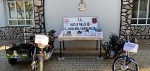 Hatay’da uyuşturucu ve çalıntı motosiklet operasyonu