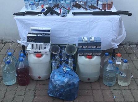 Jandarmadan sahte alkol satan büfelere operasyon