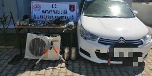 Belen’de hırsızlık şüphelilerine jandarmadan suçüstü