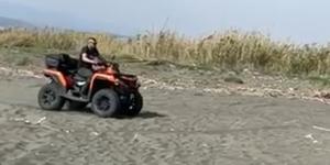 Hatay’daki ATV kazası kamerada