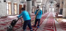 ANTAKYA BELEDİYESİ EKİPLERİNDEN RAMAZAN AYI BOYUNCA TÜM CAMİLERDE TEMİZLİK ÇALIŞMASI