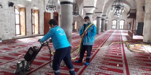 ANTAKYA BELEDİYESİ EKİPLERİNDEN RAMAZAN AYI BOYUNCA TÜM CAMİLERDE TEMİZLİK ÇALIŞMASI