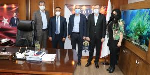 GELİŞİM VE PALMİYE’DEN EMNİYET MÜDÜRÜ GÜNEŞ’E KUTLAMA ZİYARETİ