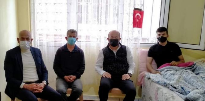 Hataylı gazi ailesinin yanına getirildi