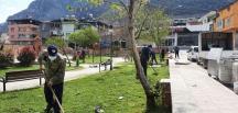 PARK VE YEŞİL ALANLARDA BAKIM VE ONARIM ÇALIŞMALARI DEVAM EDİYOR