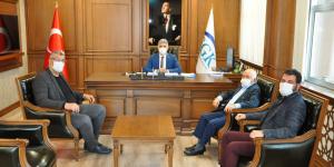 MHP DEFNE İLÇE BAŞKANI FERİT KAPLAN SGK HATAY İL MÜDÜRÜNÜ ZİYARET ETTİ