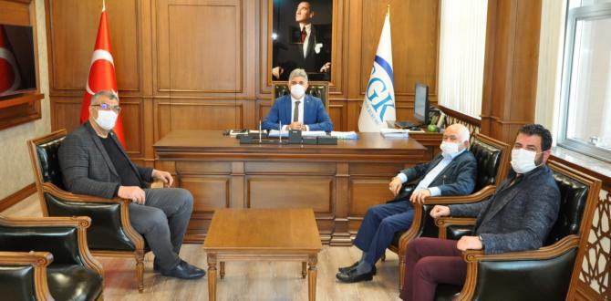 MHP DEFNE İLÇE BAŞKANI FERİT KAPLAN SGK HATAY İL MÜDÜRÜNÜ ZİYARET ETTİ