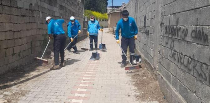 ANTAKYA BELEDİYESİ EKİPLERİ’NDEN KAPSAMLI TEMİZLİK ÇALIŞMASI