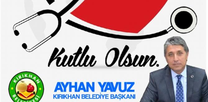 BAŞKAN YAVUZ; “TÜM İNSANLIĞA SAĞLIKLI VE HUZURLU BİR YAŞAM DİLERİM”