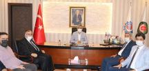ÇALIŞKAN’DAN GÜNGÖR’E ZİYARET SAADET VE HAK-İŞ FİKİR ALIŞVERİŞİNDE BULUNDU