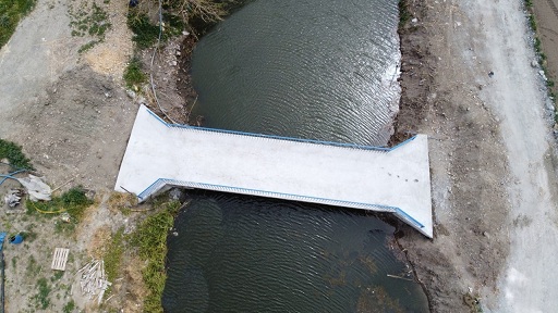MAĞARACIK MAHALLESİ’NDE YOL ÇALIŞMALARI SONRASI BETON KÖPRÜ