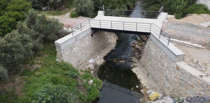 SAMANDAĞ’DA BETON KÖPRÜ ÇALIŞMASI
