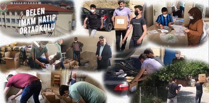 Belen İHO ramazan kumanyası dağıttı