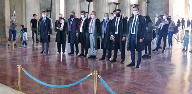 Hatay Barosu Yeni yönetimi Anıtkabir’de