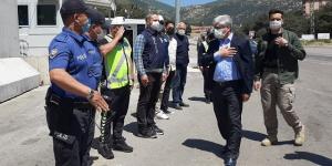 Vali Doğan, kolluk kuvvetleri ile bayramlaştı