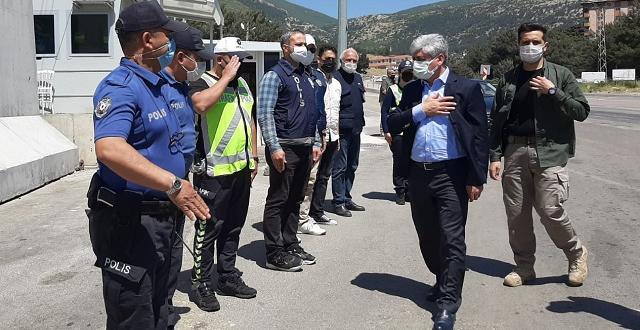 Vali Doğan, kolluk kuvvetleri ile bayramlaştı