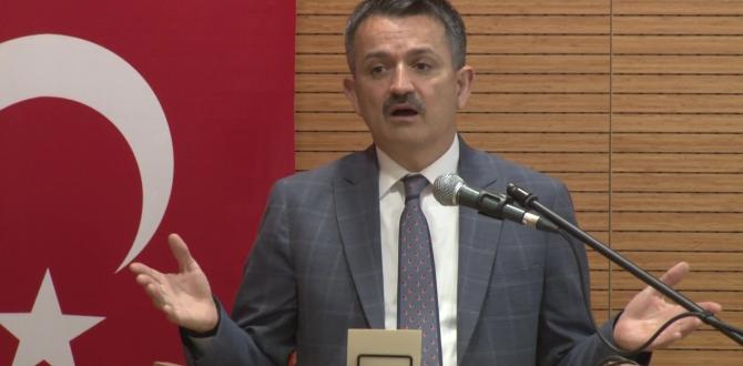 Bakan Pakdemirli: ”Kuraklıktan dolayı herhangi bir kıtlığımız olmayacak”